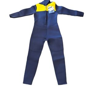 Hevto Kids Swim One Piece - Blue and Yellow NWT SIZE 10